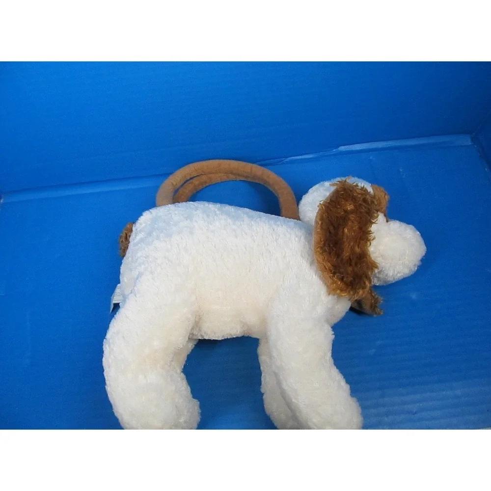Toys R Us Animal Alley Cocker Spaniel Dog Purse Brown /White Puppy Dog Purse 10
